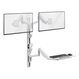 MedHub Dual Monitor Wall Workstation - Mount-It!