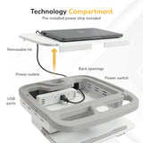 MedHub Mobile Workstation - Powered - Image 10 - Mount-It!
