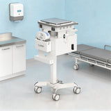 MedHub Mobile Workstation with Drawers, Powered - Image 2 - Mount-It!