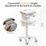 MedHub Motorized Mobile Workstation - Powered - Image 3 - Mount-It!