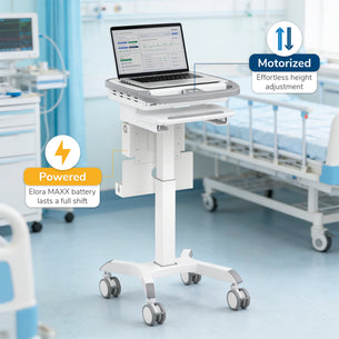 MedHub Motorized Mobile Workstation - Powered