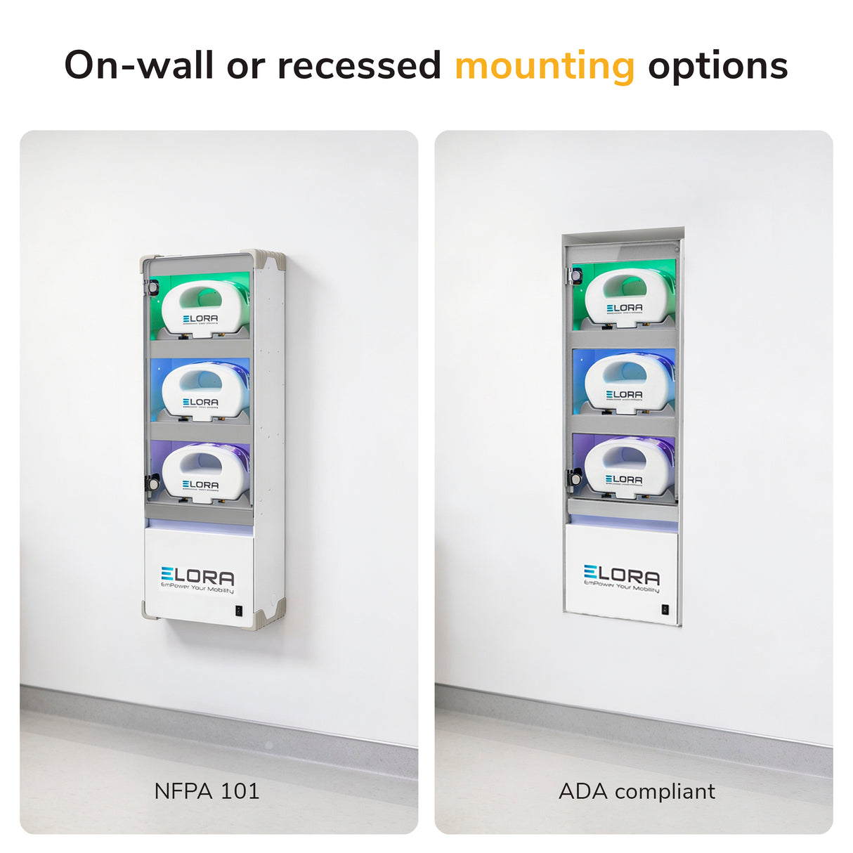 Elora Battery Wall Charging Cabinet - Image 6 - Mount-It!