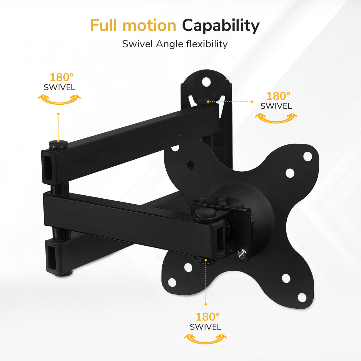 Full Motion Small TV Wall Mount - Image 4 - Mount-It!