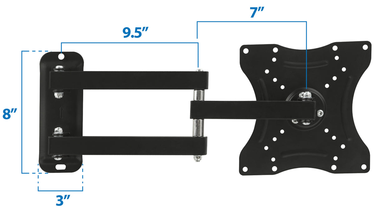Full Motion Swivel Bracket TV Wall Mount