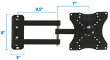 Full Motion Swivel Bracket TV Wall Mount