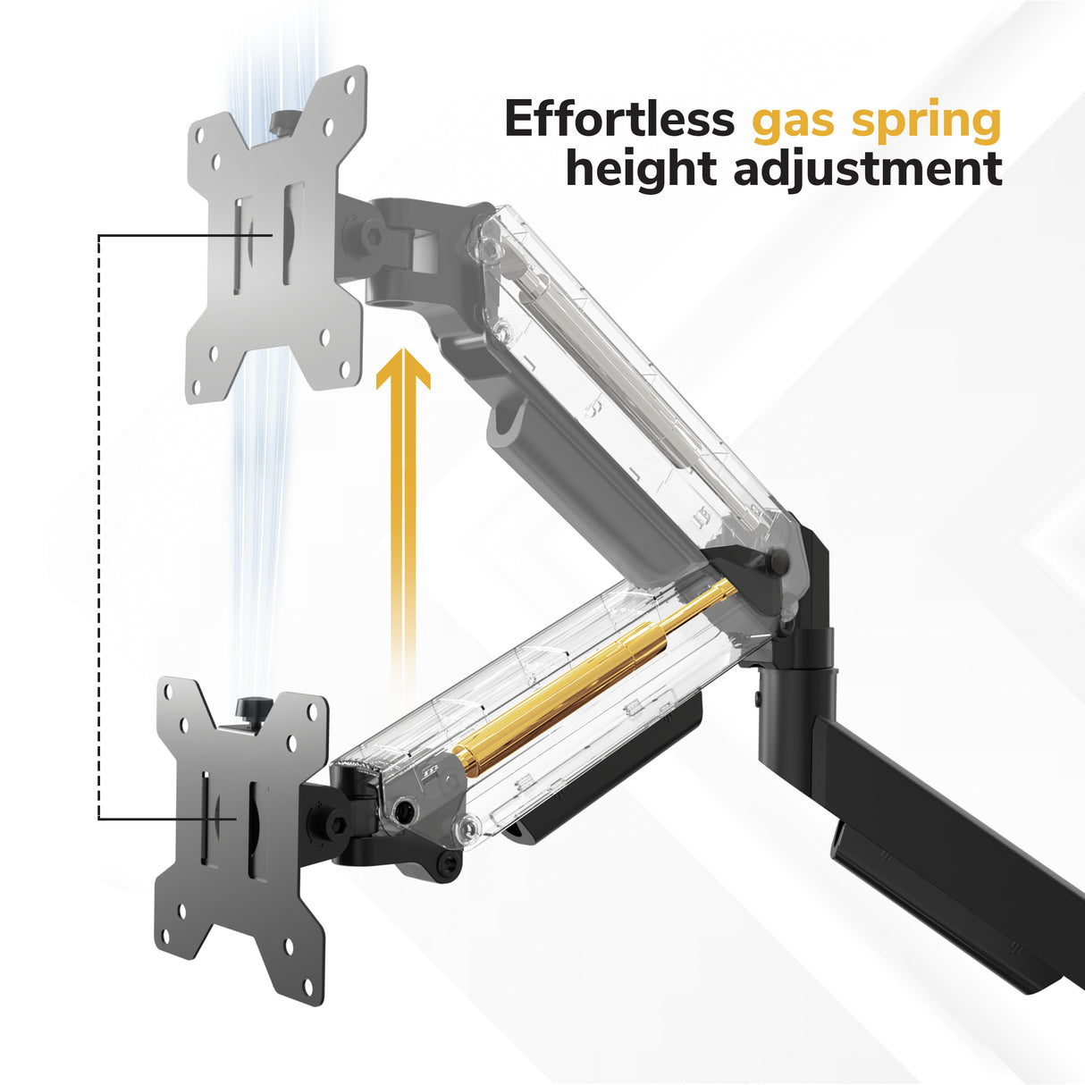 Monitor Wall Mount with Gas Spring