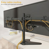Full-Motion Triple Monitor Stand