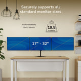 Full-Motion Triple Monitor Stand
