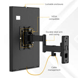 Anti-Theft Full-Motion Tablet Wall Mount