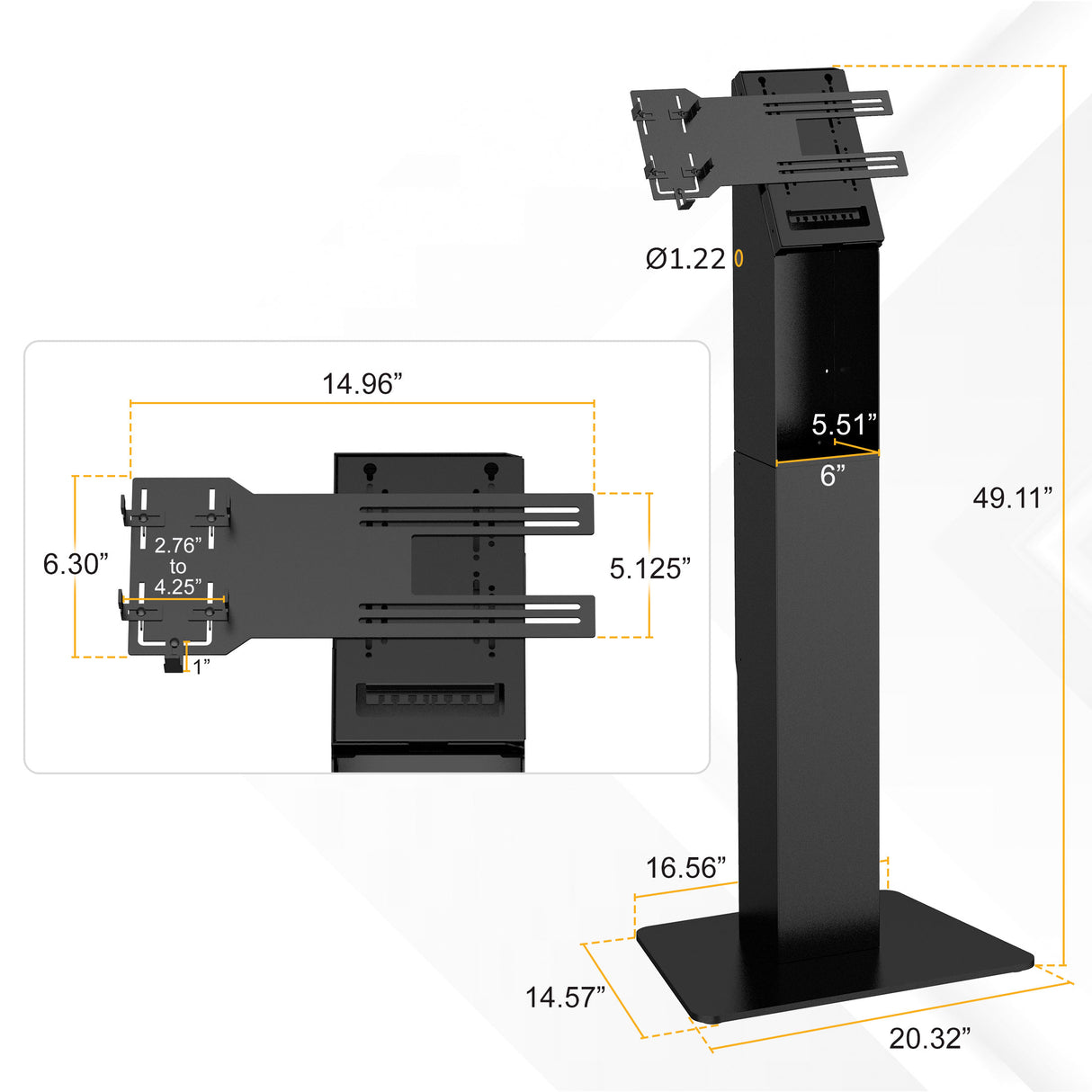 Point-of-Sale Kiosk Stand - Image 10 - Mount-It!
