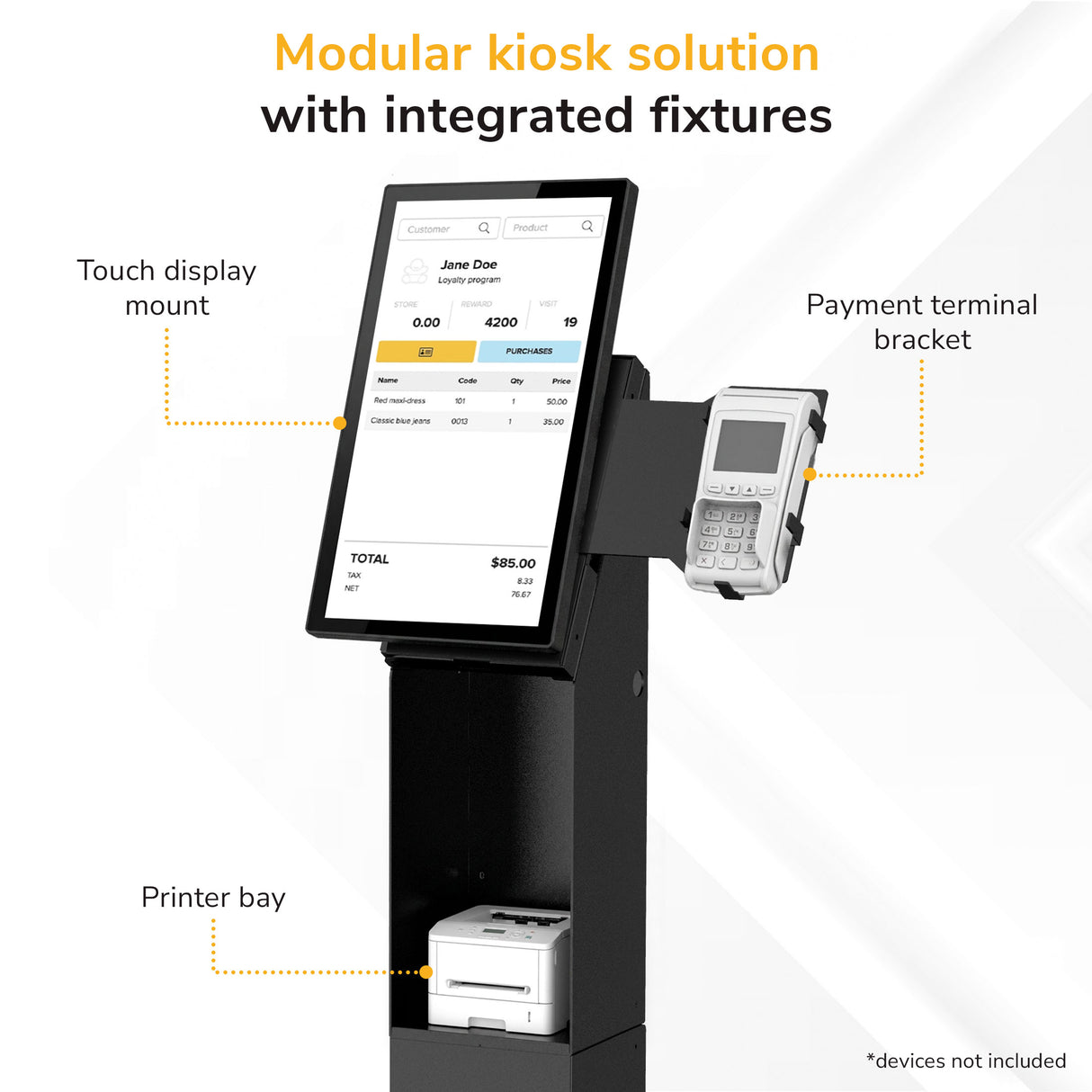 Point-of-Sale Kiosk Stand - Image 5 - Mount-It!