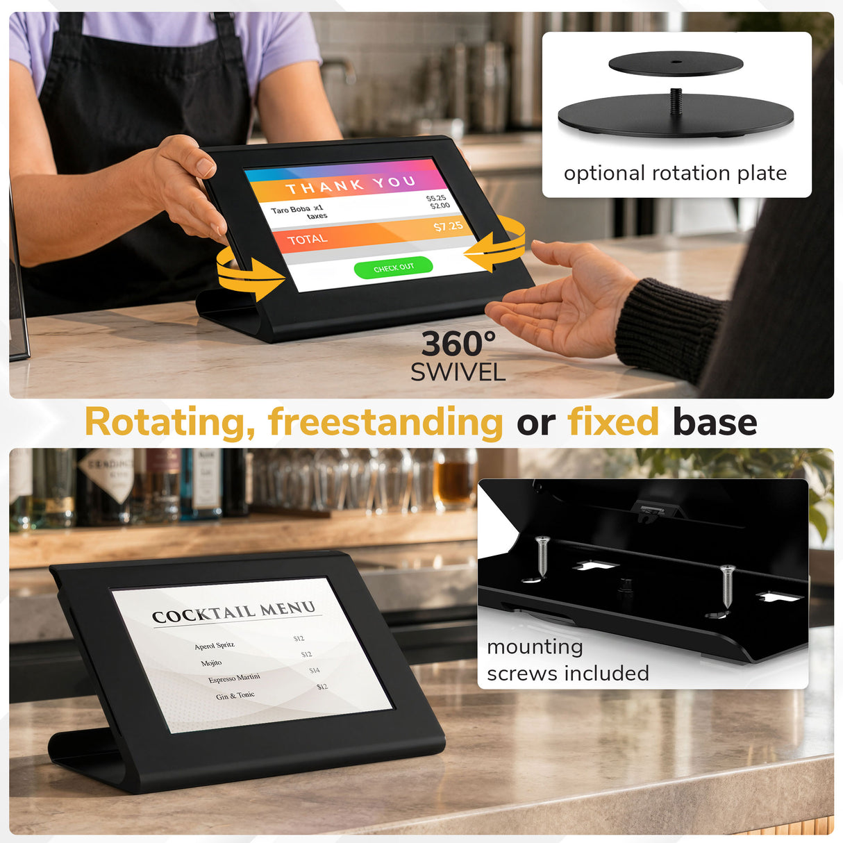 Universal Tablet Countertop Stand - Image 3 - Mount-It!