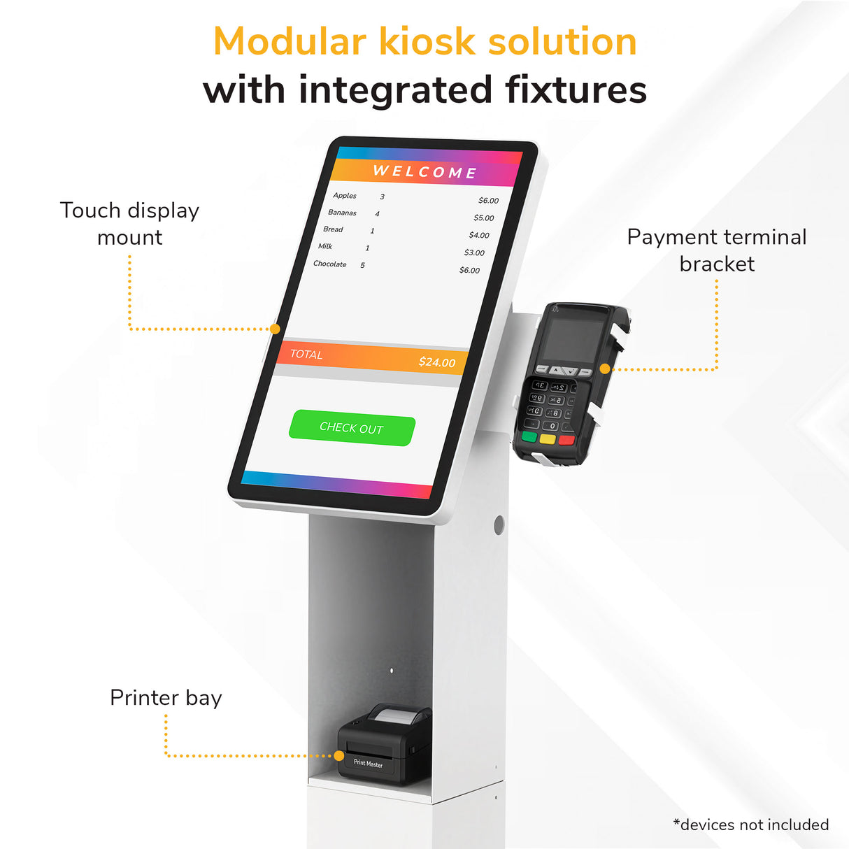 Point-of-Sale Kiosk Stand - Image 15 - Mount-It!
