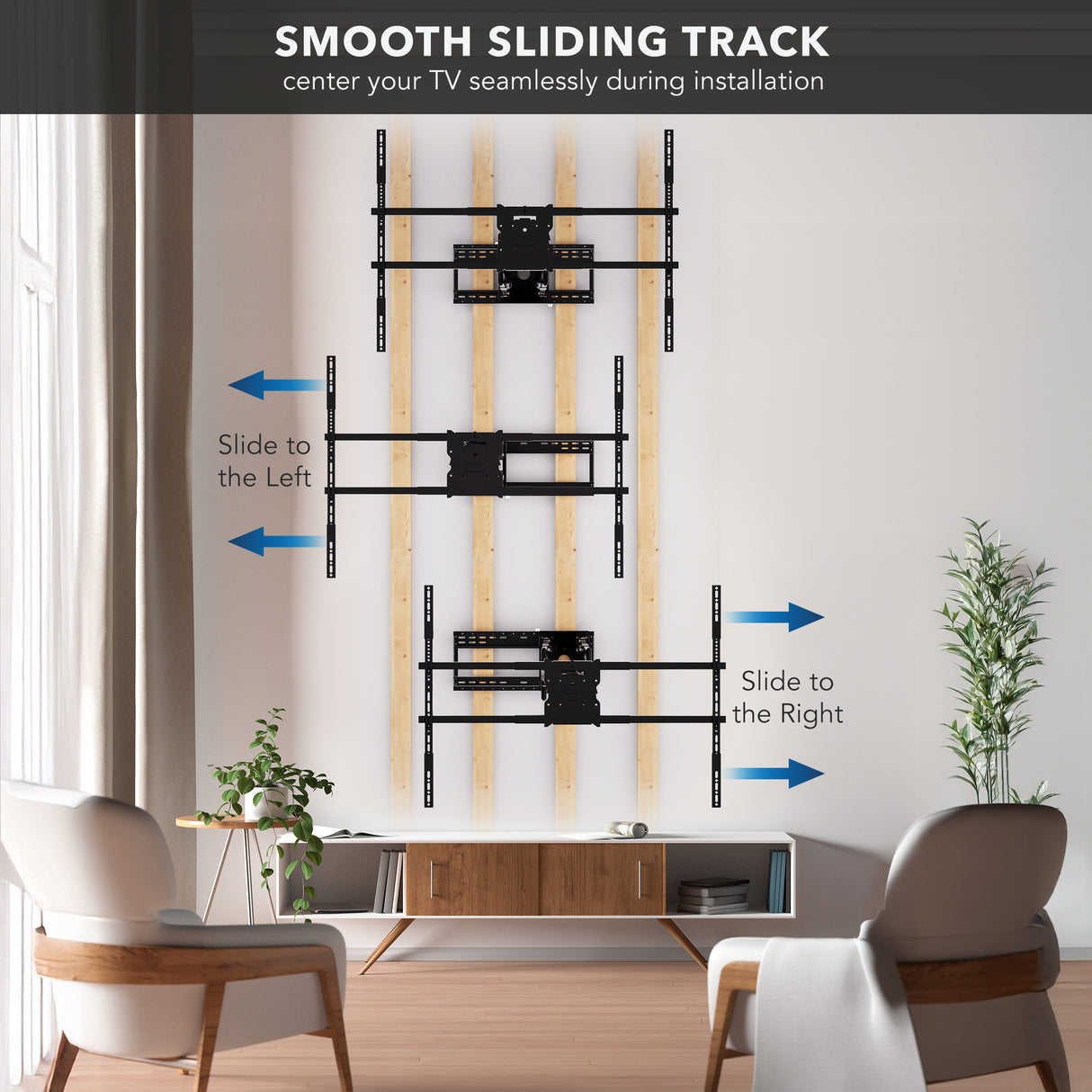 The Beast XXL - Heavy-Duty XXL Full Motion TV Wall Mount