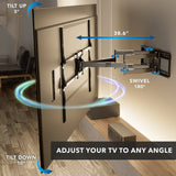 The Beast XXL - Heavy-Duty XXL Full Motion TV Wall Mount