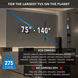 The Beast XXL - Heavy-Duty XXL Full Motion TV Wall Mount