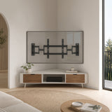 Full-Motion Corner TV Mount with Split Wall Plate