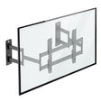 Full-Motion Corner TV Mount with Split Wall Plate