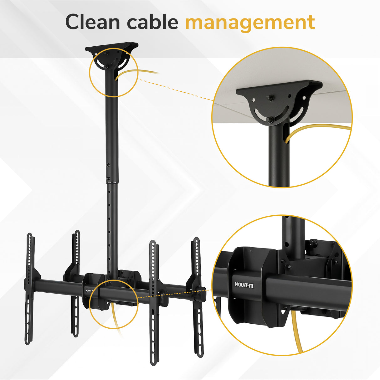 Heavy Duty Dual TV Ceiling Mount - Image 7 - Mount-It!