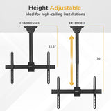 Heavy Duty Dual TV Ceiling Mount - Image 4 - Mount-It!