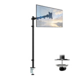 Full-Motion Monitor Mount with Extra-Tall Pole
