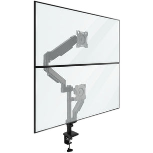 Dual Monitor Mount with Stackable Gas Spring Arms