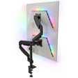 Dual Monitor Mount with Stackable Gas Spring Arms