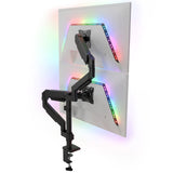 Dual Monitor Mount with Stackable Gas Spring Arms