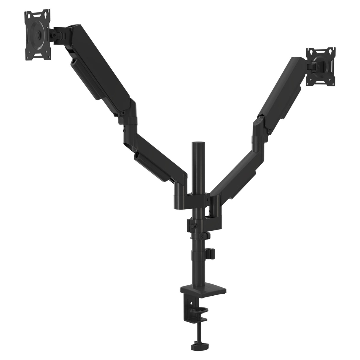 Dual Monitor Mount with Stackable Gas Spring Arms