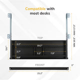 Under Desk Slide Out Pencil Drawer - Image 7 - Mount-It!