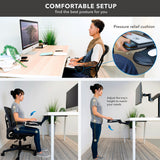 Under Desk Keyboard Platform With Wrist Support