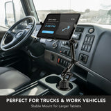 Heavy-Duty Cup Holder Tablet ELD Mount