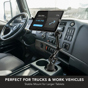 Heavy-Duty Cup Holder Tablet ELD Mount