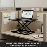 Height Adjustable X-Lift Standing Desk Converter