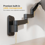 Heavy-Duty Full-Motion Monitor Wall Mount