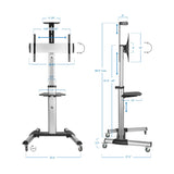 Heavy Duty Mobile TV Cart