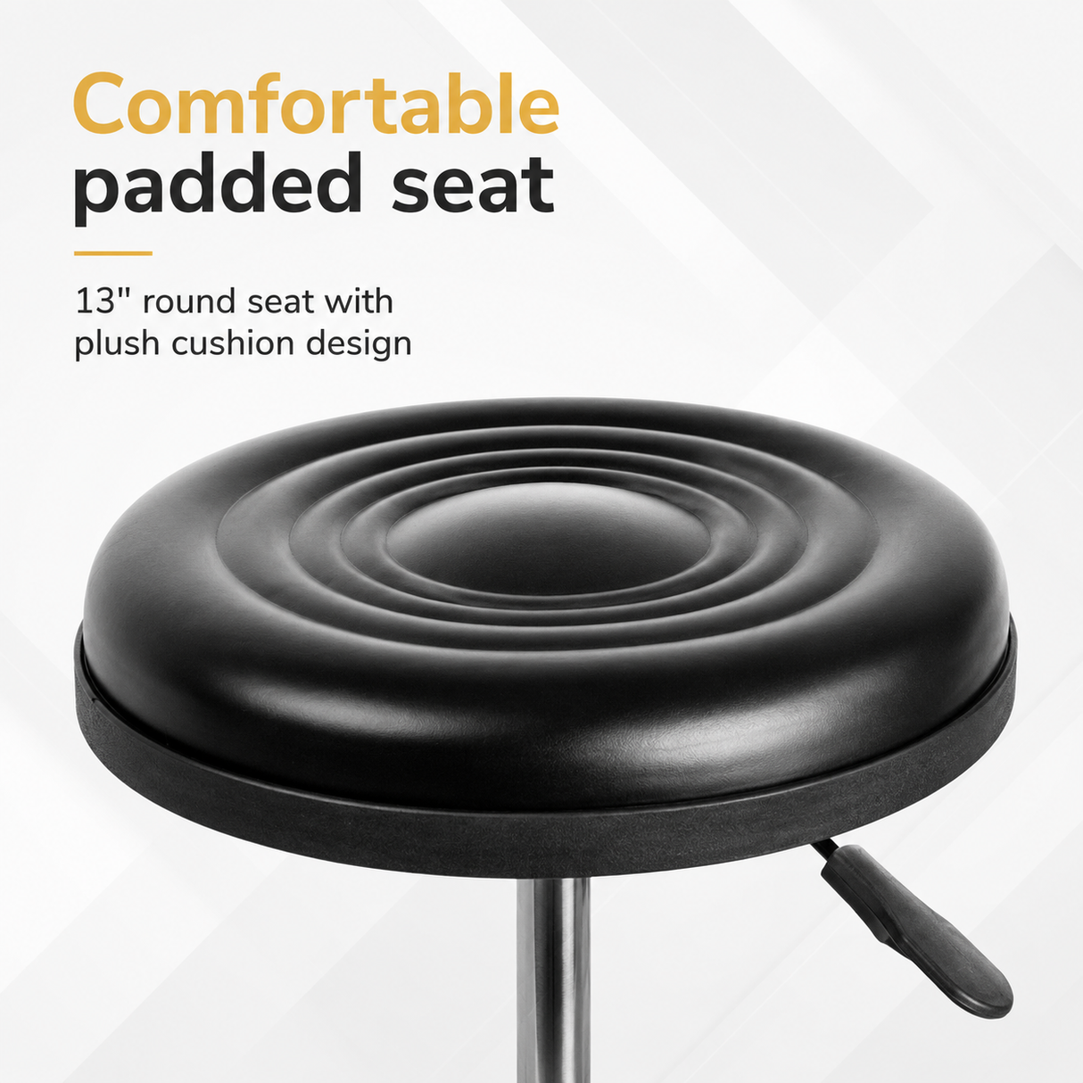 Height Adjustable Stool with Wheels