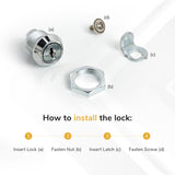 Replacement Lock & Key for Anti-Theft Tablet Enclosures (Samsung) - Image 2 - Mount-It!
