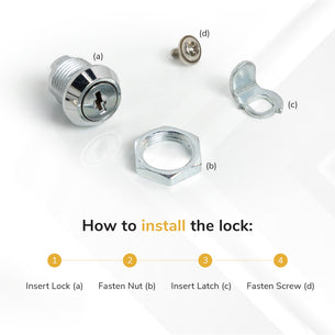 Replacement Lock & Key for Anti-Theft Tablet Enclosures (Samsung) - Image 2 - Mount-It!