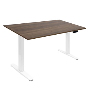 Adrift Standing Desk - Electric Standing Desk with 55" Tabletop - White Base - Mount-It! - MI-18084