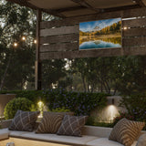 Anti-Rust RV TV Wall Mount installed on a patio