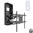 Black TV Mount - Motorized Fireplace TV Mount With Recessed Base - Mount-It! - MI-302