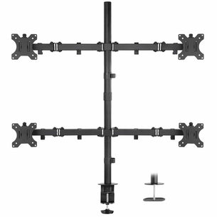 Black Monitor Mount - Quad Monitor Mount - Mount-It! - MI-2754
