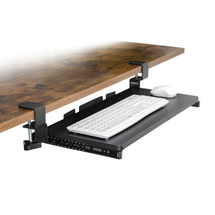 Keyboard Trays/Mounts - Clamp-on Keyboard Tray 24" x 11" - Mount-It! - MI-7180