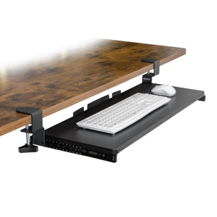 Keyboard Trays/Mounts - Clamp-on Keyboard Tray 30" x 11" - Mount-It! - MI-7181