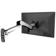 Monitor Mount - CLiX Series Full Motion Single Monitor Wall Mount with Gas Spring Arm - Mount-It! -