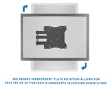TV Mount - Full Motion Swivel Bracket TV Wall Mount - Mount-It! - MI-2065L