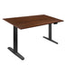 Hazelnut Standing Desk - Electric Standing Desk with 55" Tabletop - Black Base - Mount-It! - MI-18065