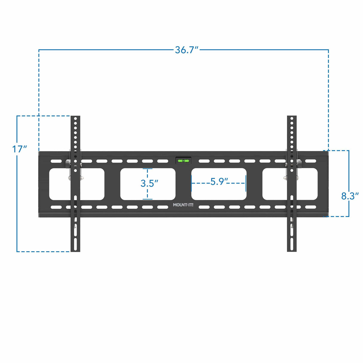 TV Mount - Heavy-Duty Tilt TV Wall Mount with Slim Profile - Mount-It! - MI-318L