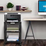 Printer Stand - Height Adjustable Rolling Printer Cart - Mount-It! - MI-7855A